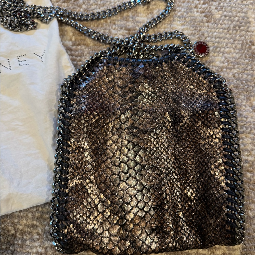 Stella McCartney Snakeskin Chain Bag